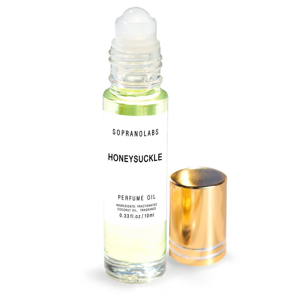 HONEYSUCKLE Vegan Perfume Oil. Gift for her. Roll on 10 ml