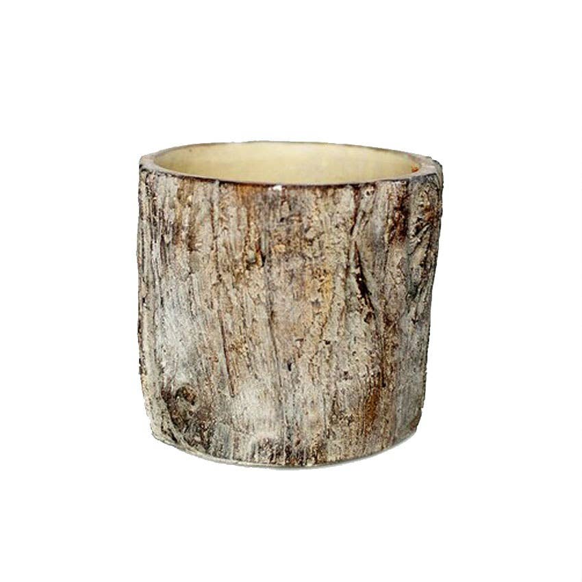 7" Tree Trunk Pot