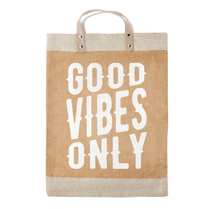 Market Tote - Good Vibes Only