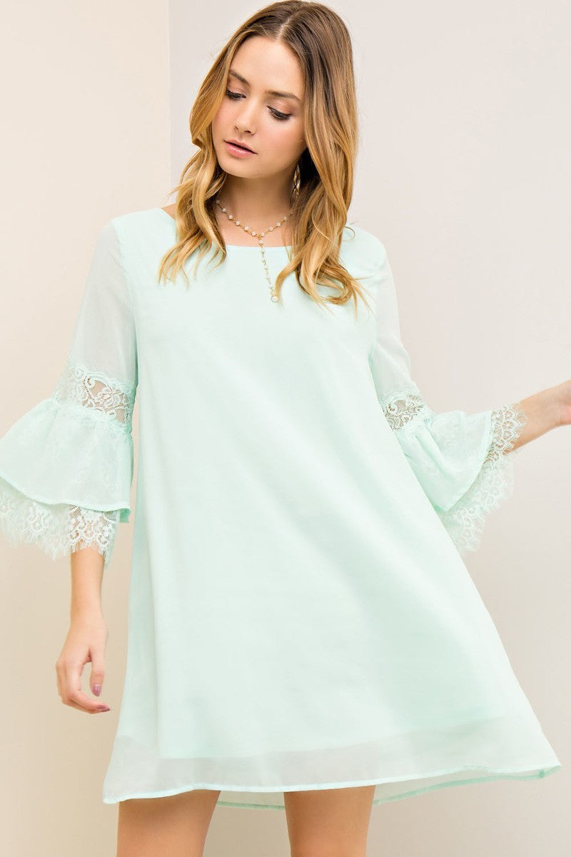 The Amalia Dress- Mint