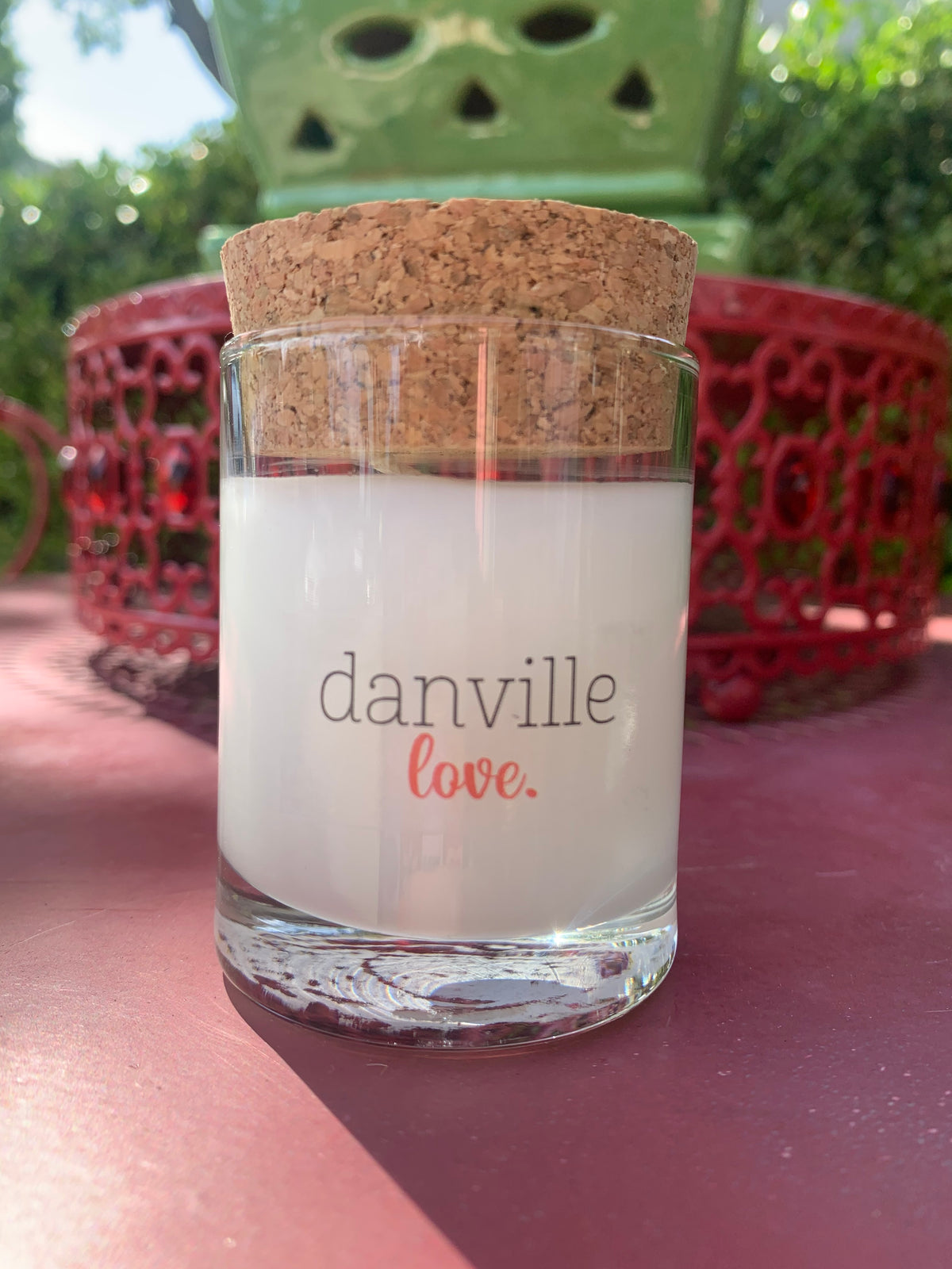 Small Danville Love Candle