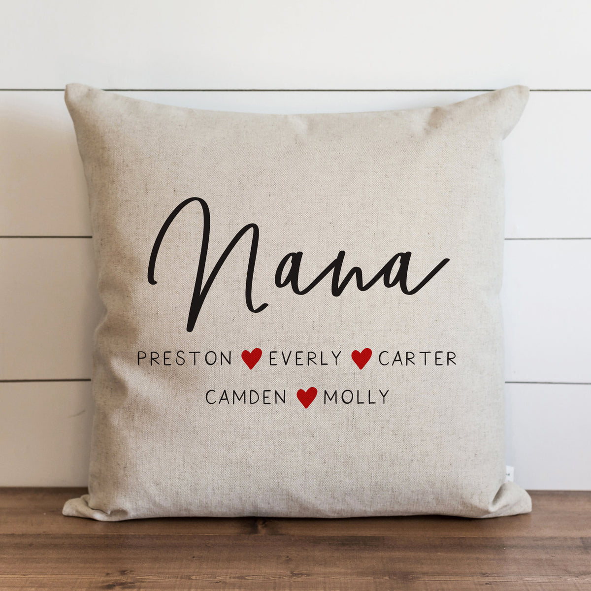 Mom/Grandma/Nana/ Nonna Personalized Square 18" PILLOW