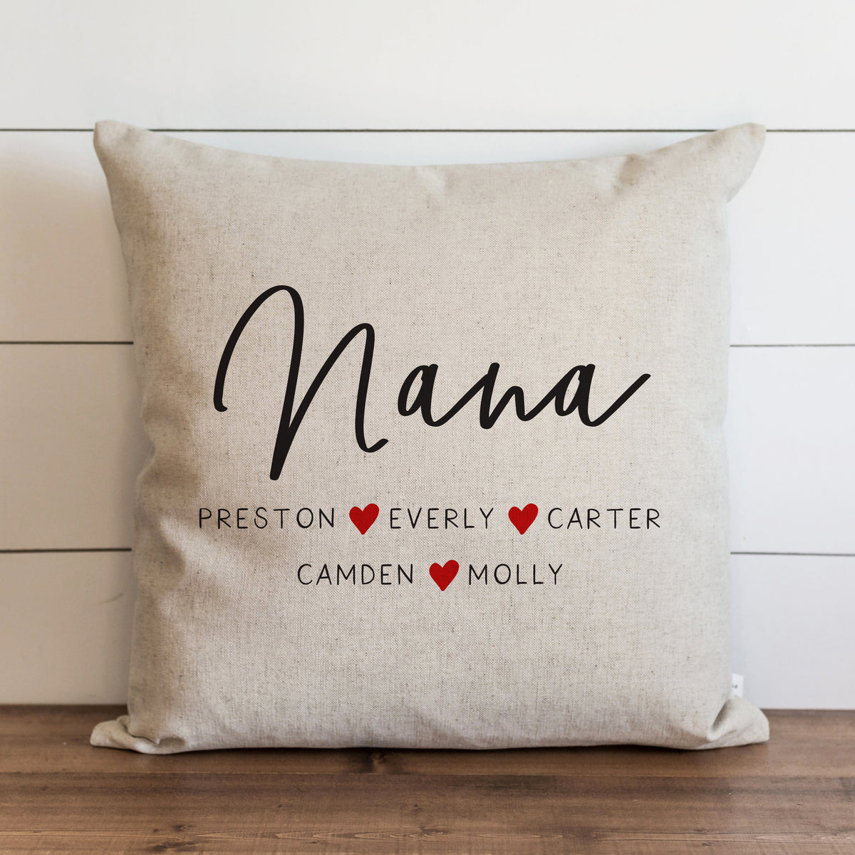 Mom/Grandma/Nana/ Nonna Personalized Square 18" PILLOW