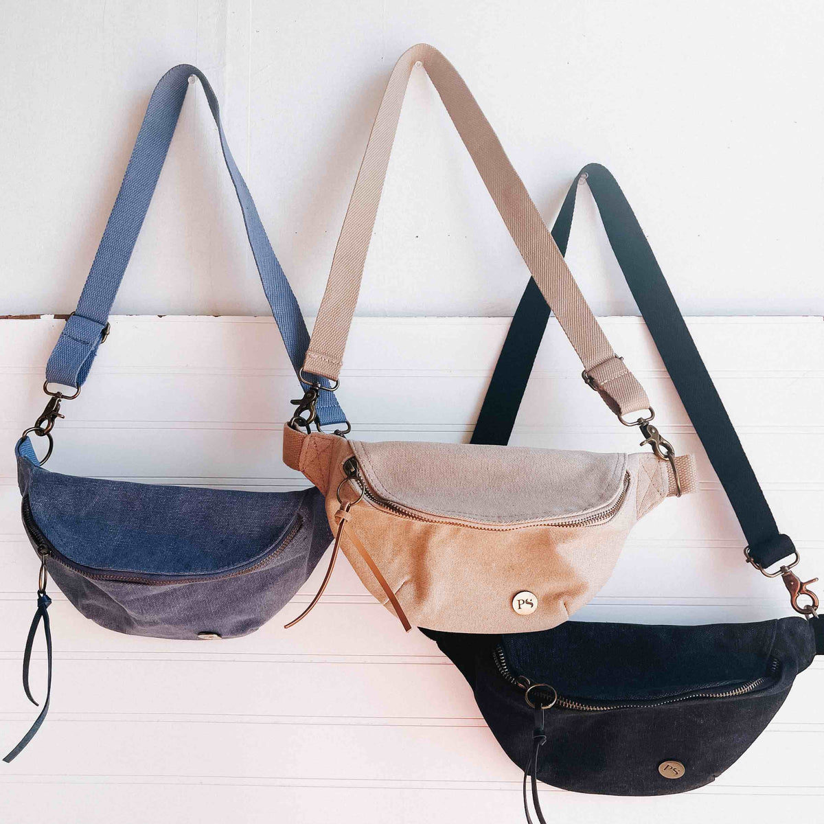 Devin Denim Bum Bag-Blue Denim