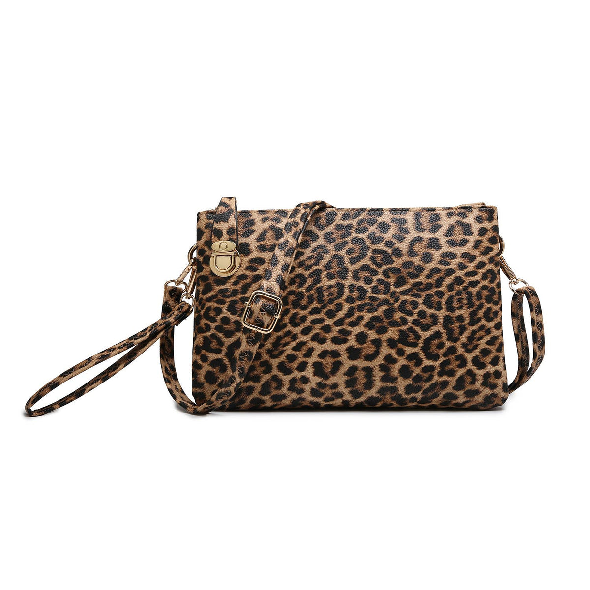 Sarahaz Crossbody/Clutch w/ Top Zip & Lock Closure