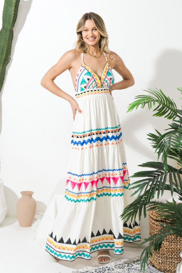 The Aztec Maxi Dress