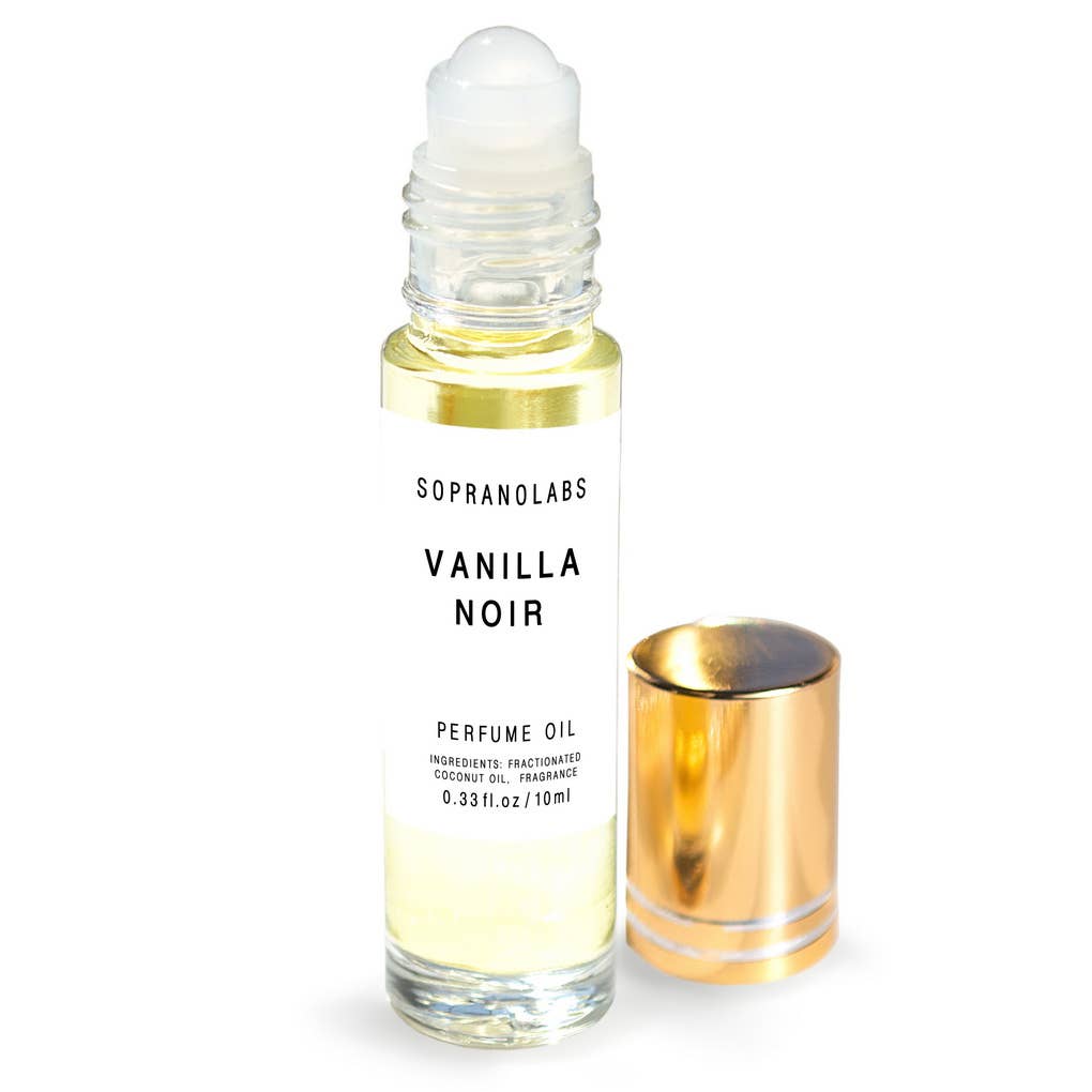 VANILLA NOIR Vegan Perfume Oil. Gift for her. Roll on 10 ml