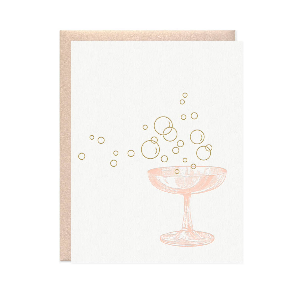 Champagne Bubbles Card