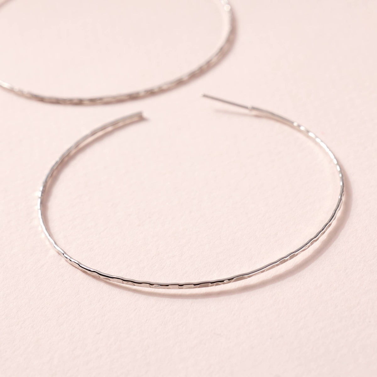 Secret Box Gold Dip Hoop Earrings