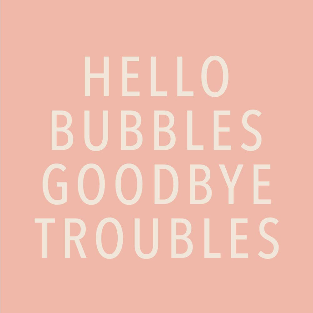 Funny Cocktail Napkins | Hello Bubbles - 20ct