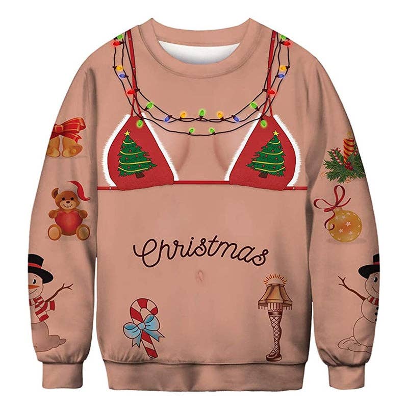 Christmas Funny 3D Printed Sweatshirt