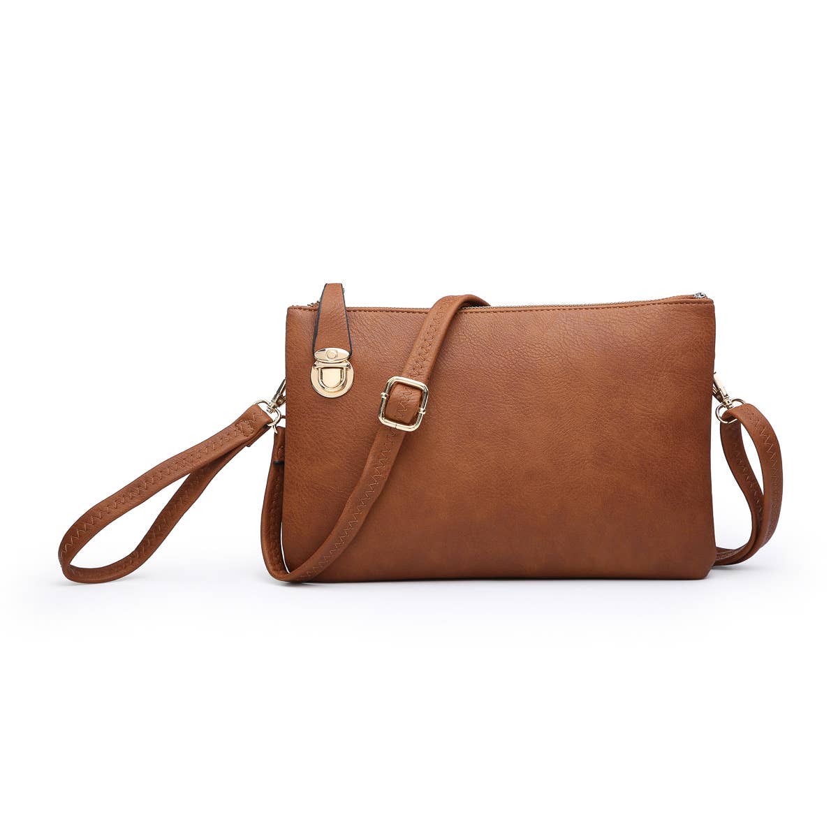 Sarahz Crossbody/Clutch w/ Top Zip & Lock Closure