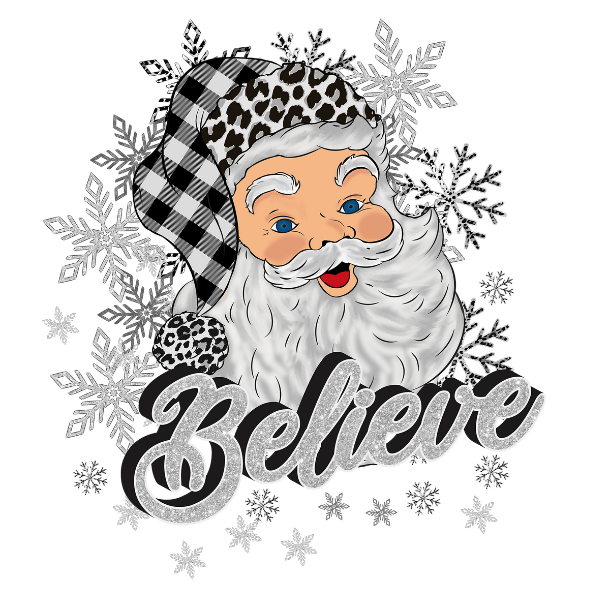 Believe  Santa DTF Transfer: Adult