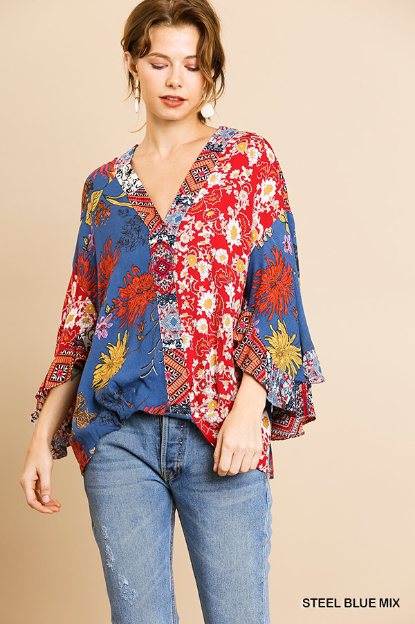 The Jeunessa Top Blue