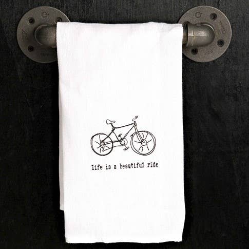 Life is A Beautiful Ride Towel